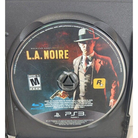 L.A. Noire PS3 PlayStation 3 Video Game Crime Action Adventure Mature - Picture 1 of 7